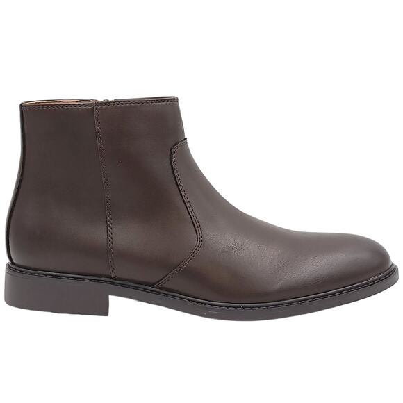 Alfani Men Liam Side Zip Dress Boots Size US 7M Espresso Brown Faux Leather main image 5